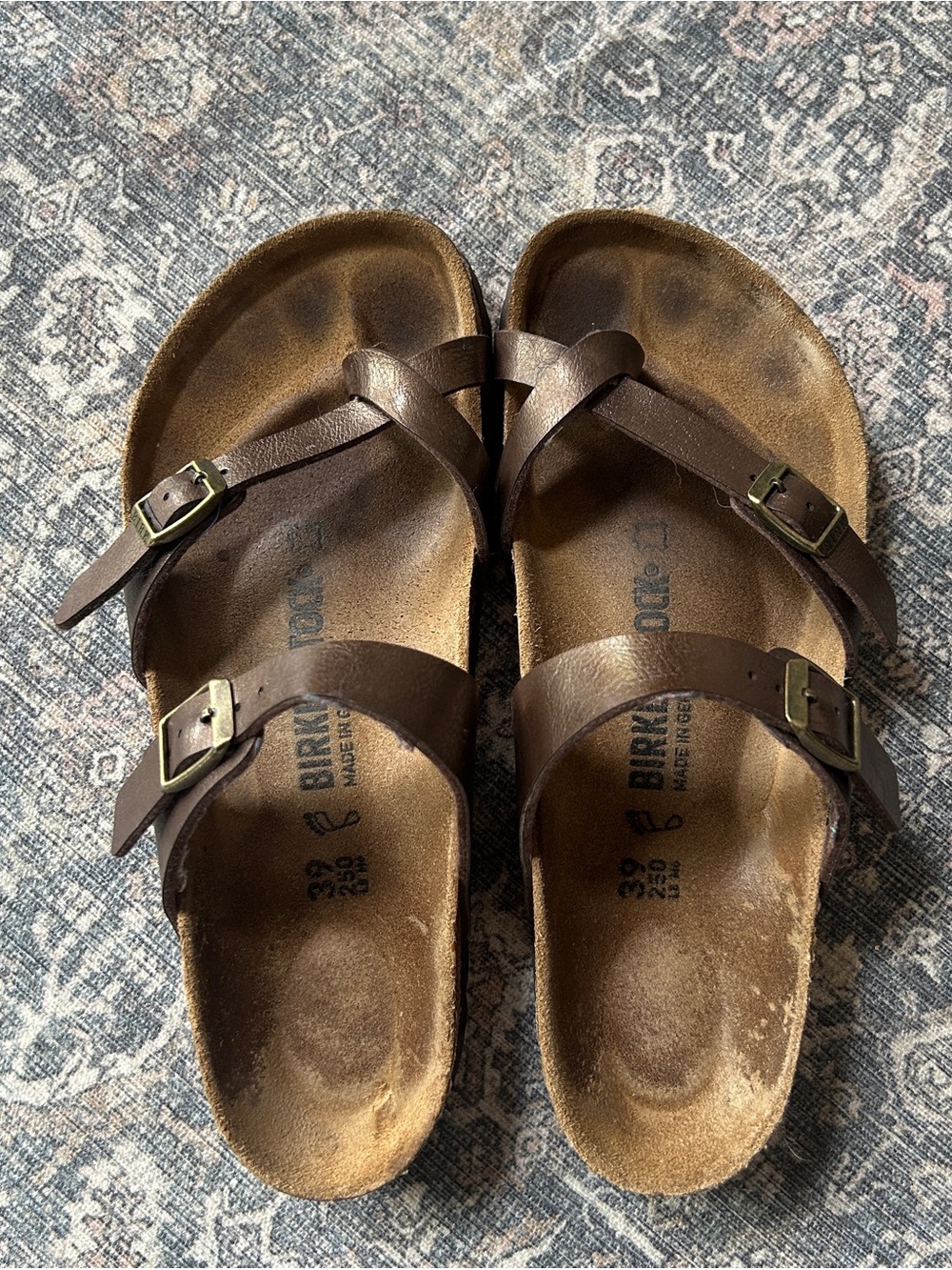 Birkenstock Brown Leather Sandals